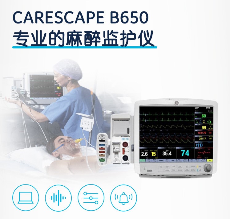 GE醫療 麻醉監護 病人監護儀 CARESCAPE Monitor B650